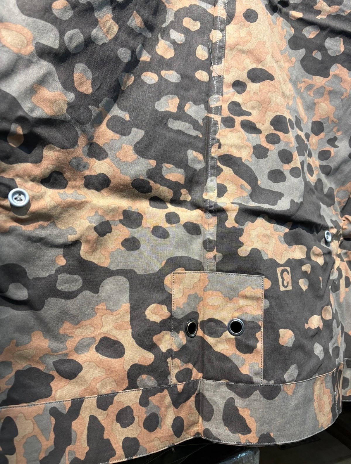 003 軍幕❗️ドイツ軍幕 スプリンターカモ 1枚 レプリカ