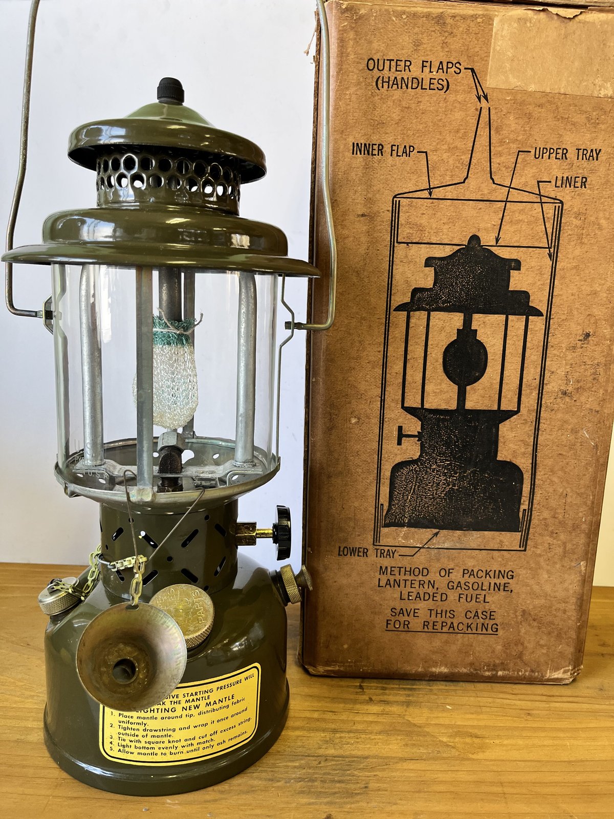 New Old Stock‼️」COLEMAN 252A ミリタリーGIランタン 1952