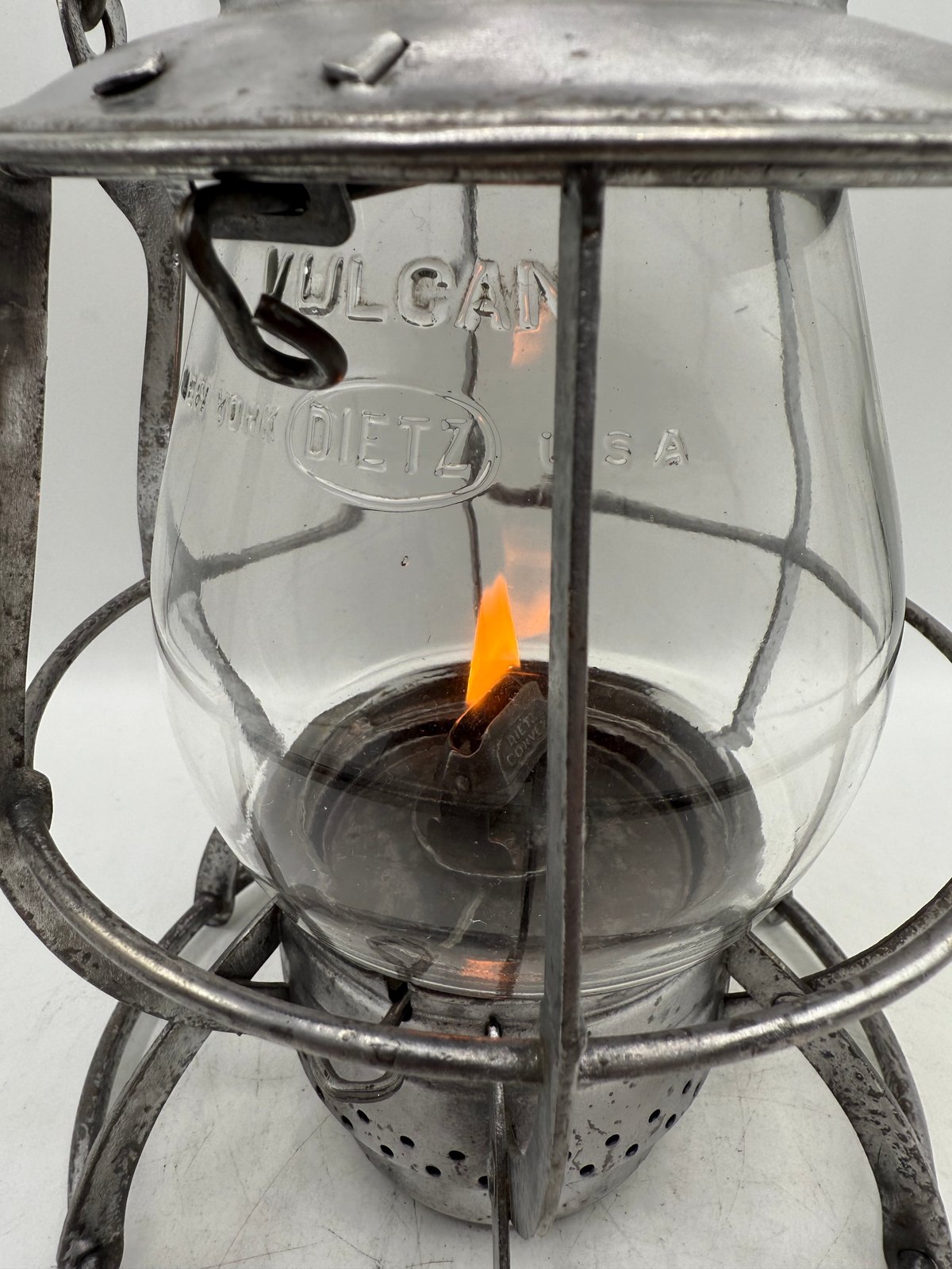 002レイルロードランタン DIETZ No.39 STEEL CLAD クリアグローブ N