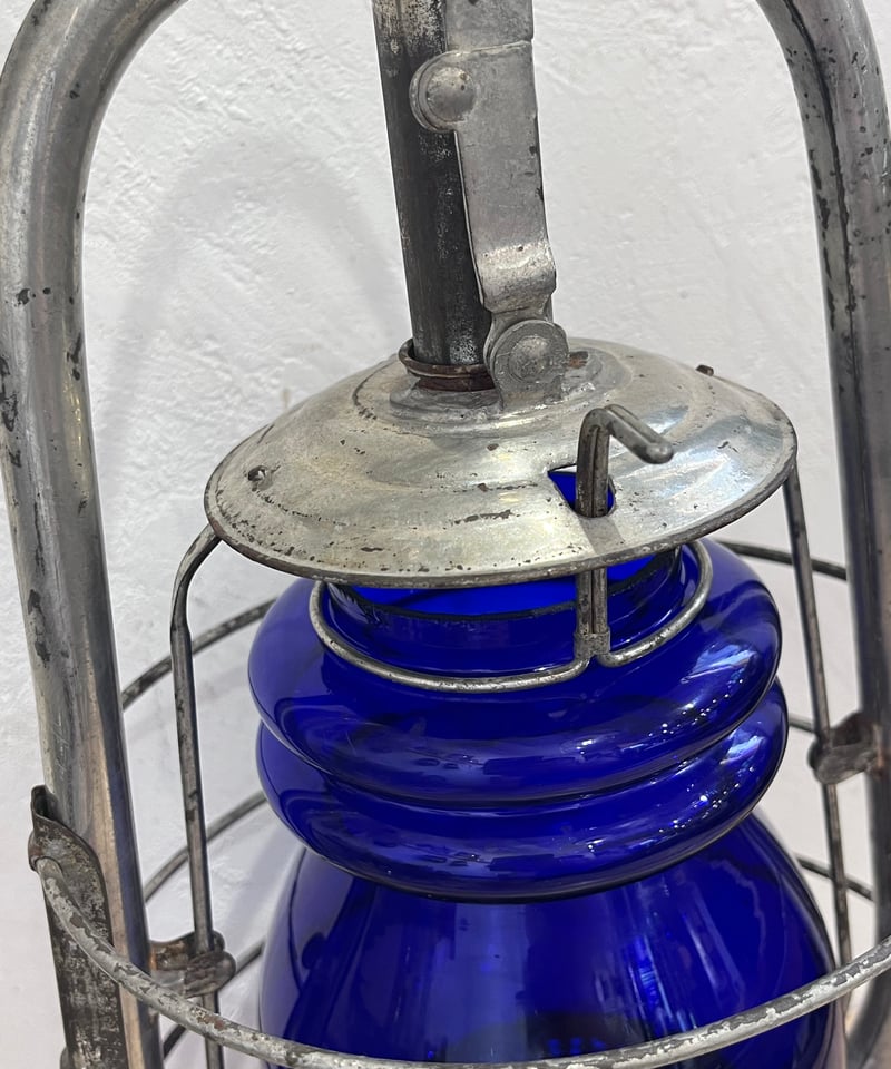 レアアイテム❗️HELVETIA スイス軍用ミリタリーランタン ブルー