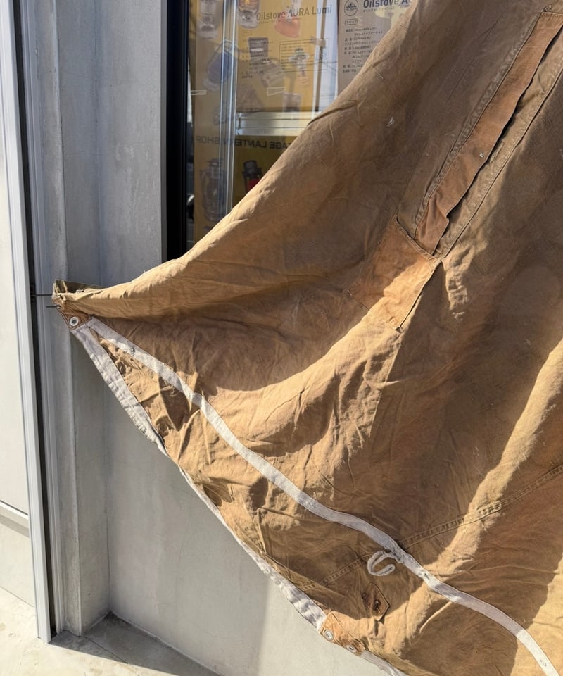 006 軍幕❗️アウトレット ハンガリー軍用テント ハリケーン迷彩 1枚