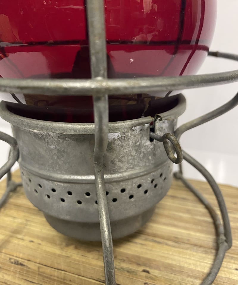 極美❗️レイルロードランタン ADLAKE KERO レッドグローブ