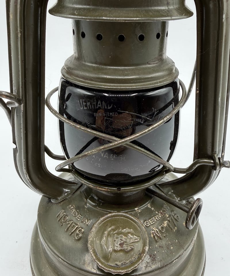 001 極美‼️FEUERHAND No.176e WW2 DARK RED GLAS‼️