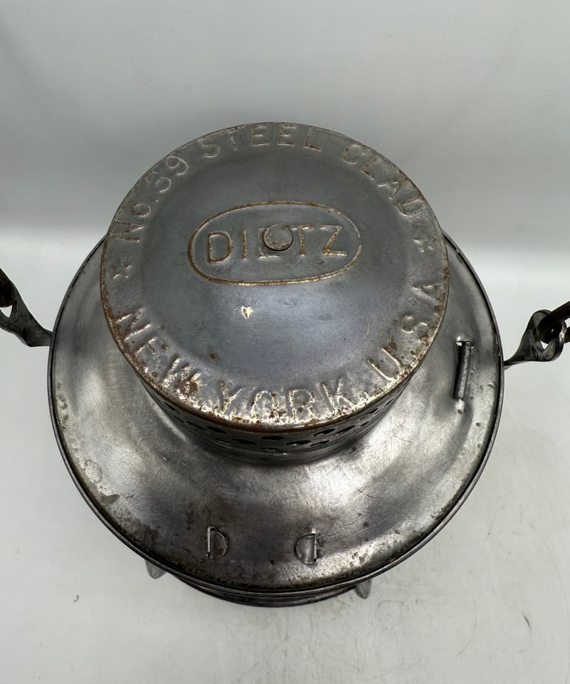002レイルロードランタン DIETZ No.39 STEEL CLAD クリアグローブ N