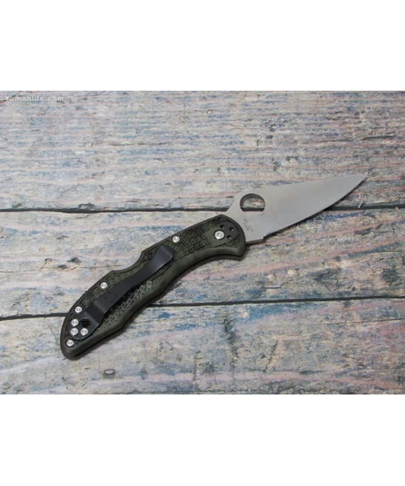 スパイダルコ C11ZFPGR デリカ4 ZOME 直刃 グリーンハンドル