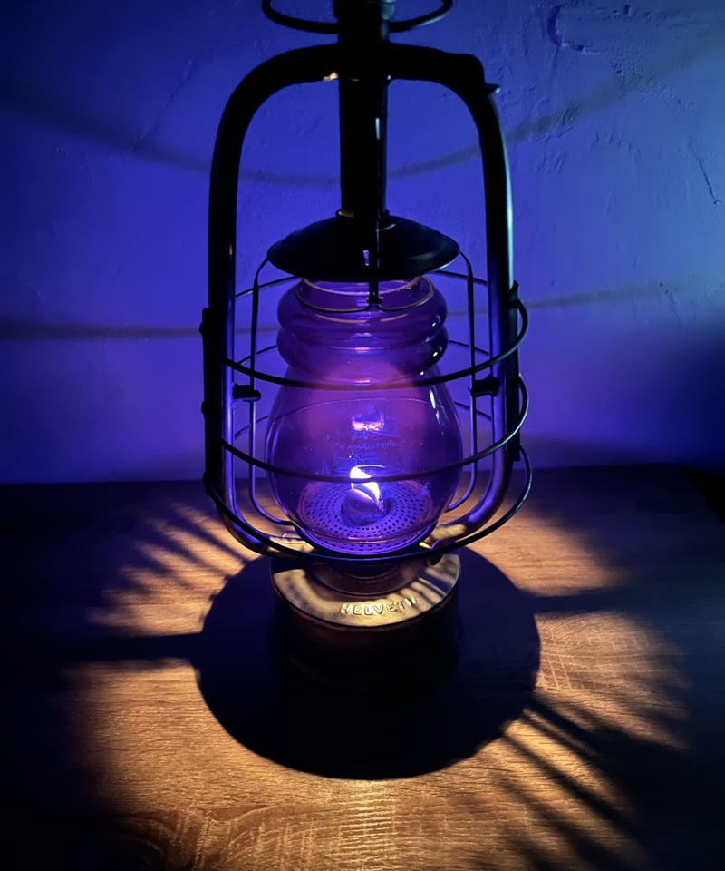 Helvetia ブルーグローブ ビンテージランタン 【公式通販】