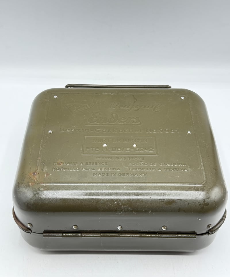 005『ドイツ軍用‼️ミリタリーストーブ❗️』ENDERS Benzin-Gaskocher