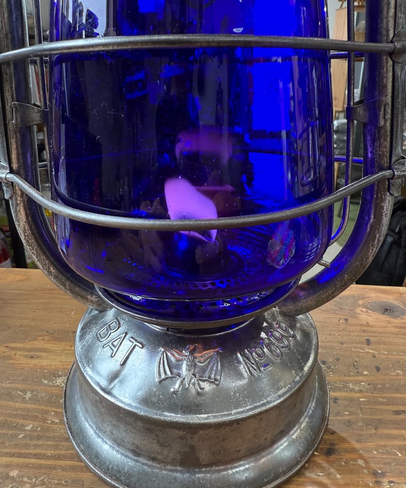 001 BAT No.699 ホットブラストランタン ブルーグラス | ヴィンテージ