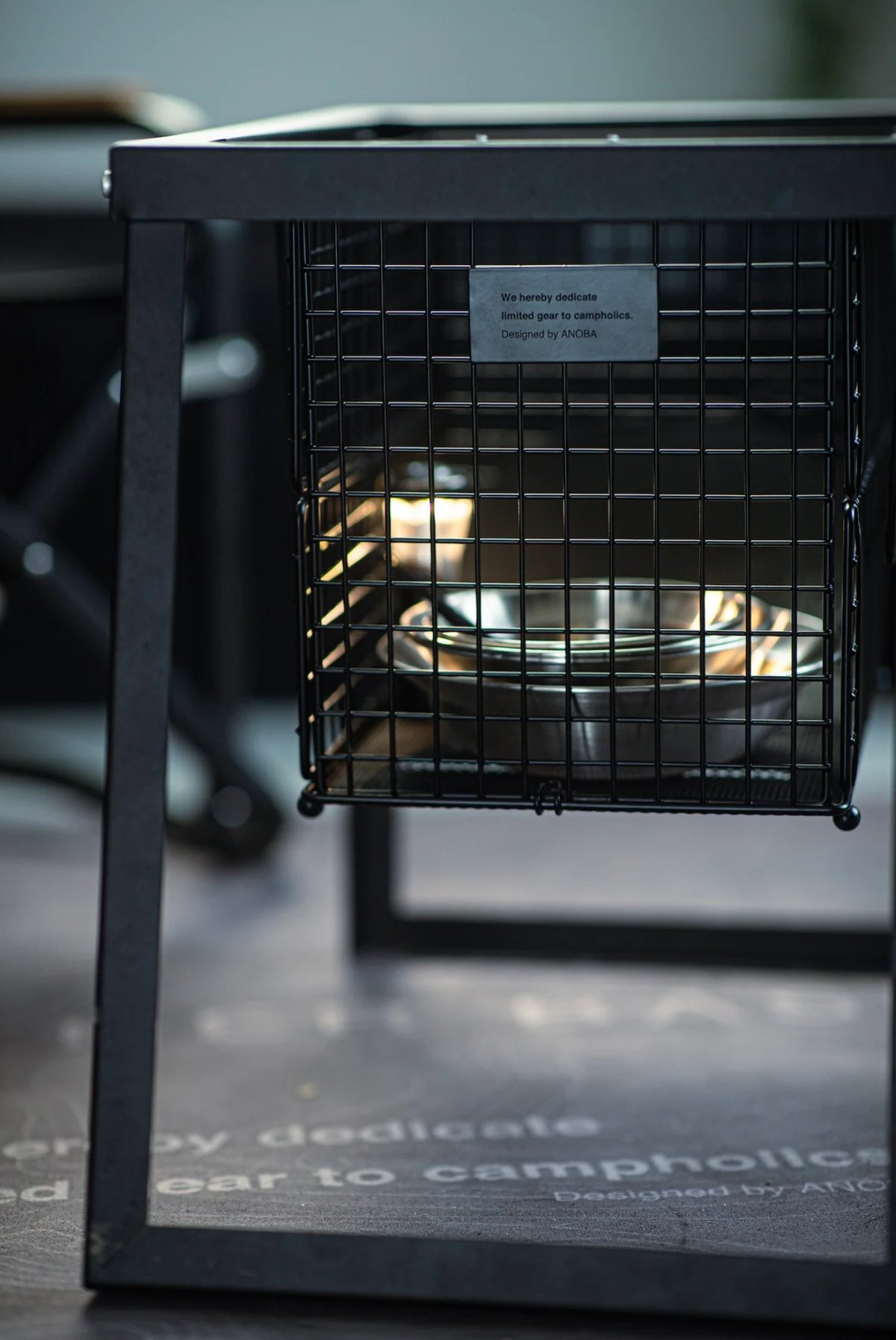 ANOBA フォールディングワイヤーバスケット M | ヴィンテージランタン