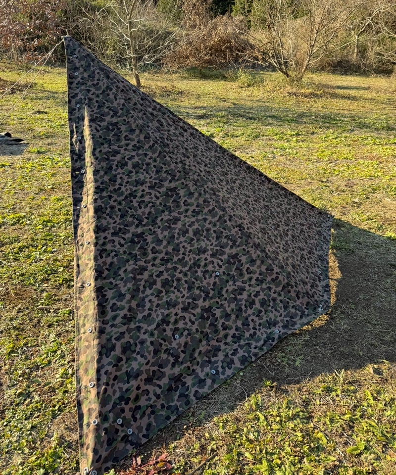 軍幕❗️オーストリア軍用テント 1枚バラ売り リバーシブル