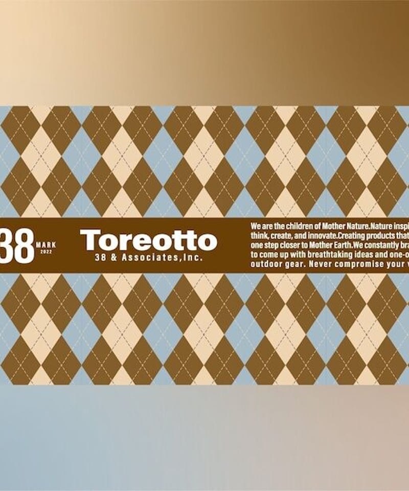 38explore』38-kT Dress up Sticker ARGYLE | ヴィンテ 38explore』38-kT Dress up Sticker ARGYLE | ヴィンテ