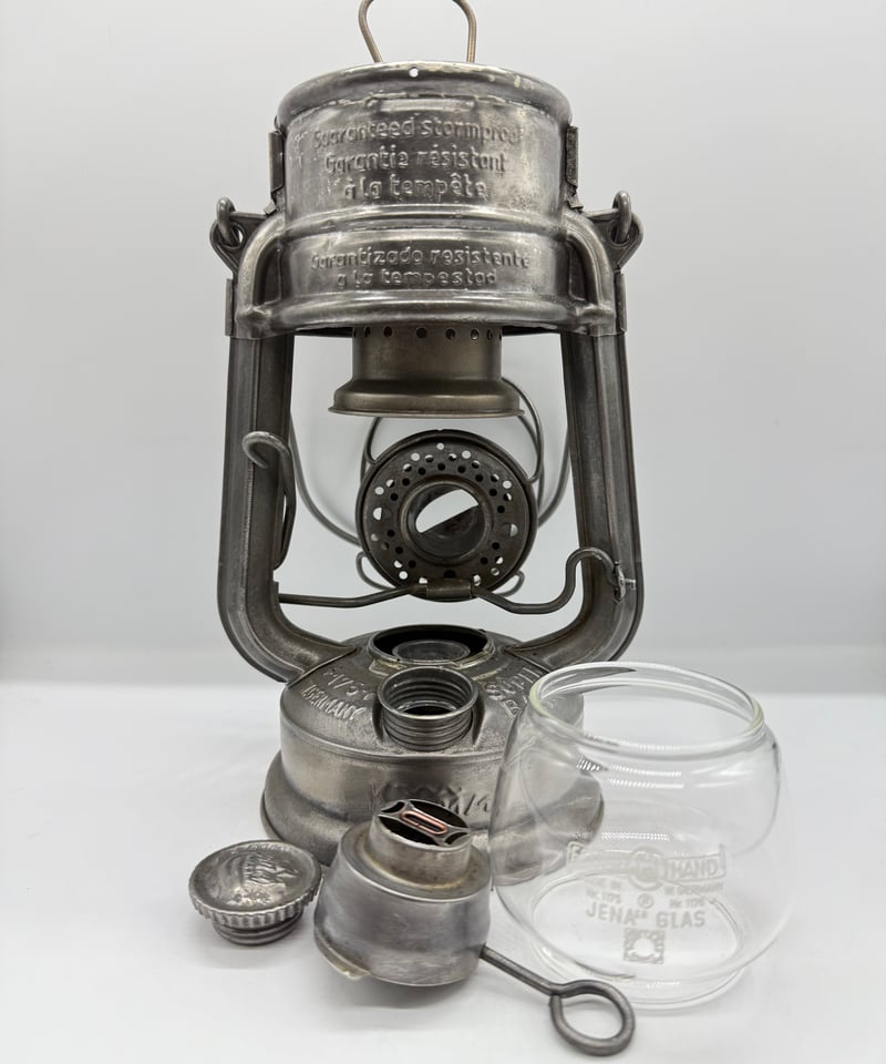 ランタン FEUERHAND 175 カールスルーエ波線 K1491/1 FEUERHAND No.175 K1491/1 カールスルーエ波線 ビンテージ