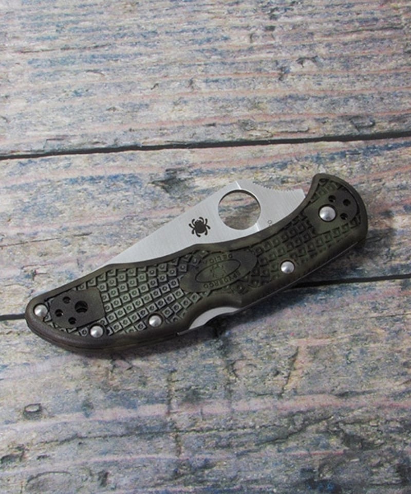 スパイダルコ C11ZFPGR デリカ4 ZOME 直刃 グリーンハンドル