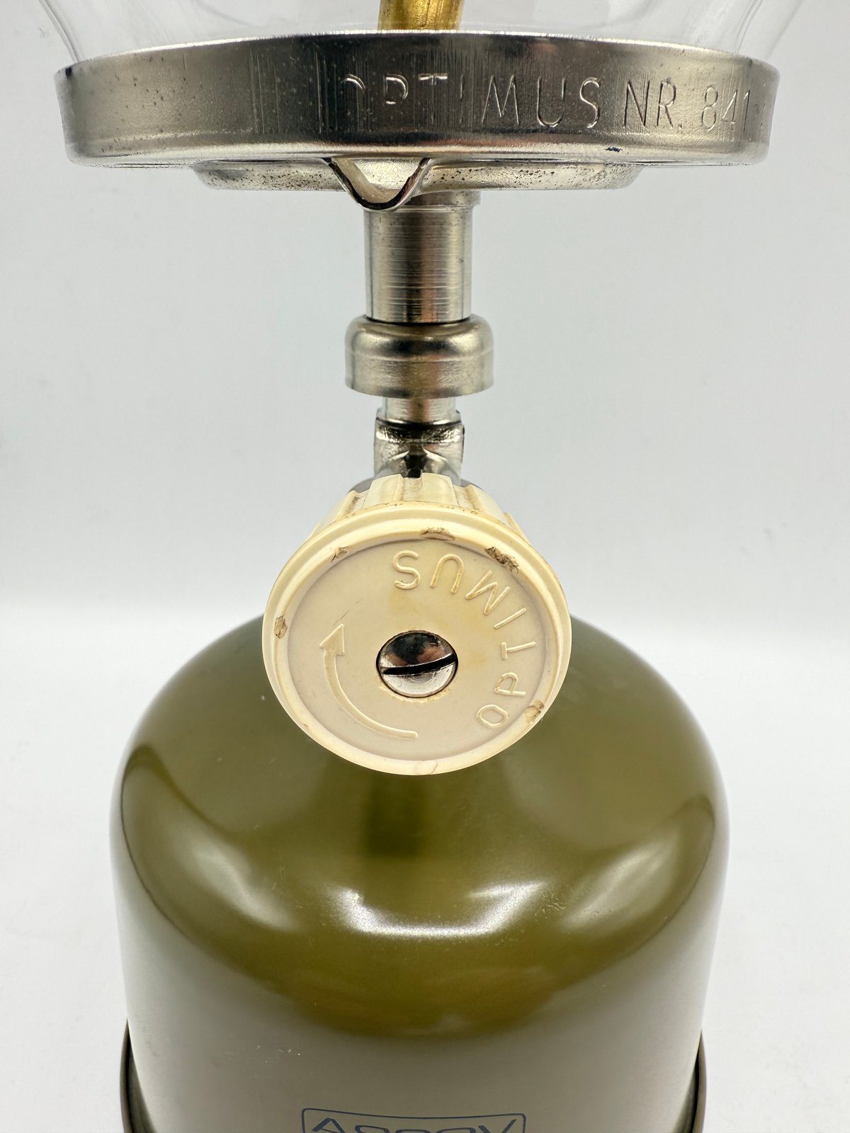 ガスランタン！OPTIMUS841 OD缶変換アジャスター付き