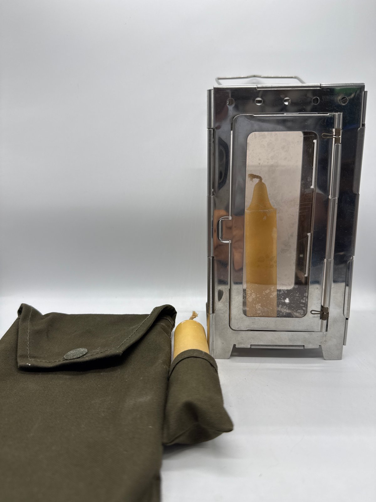 001 スイス軍用フォールディングキャンドルランタン | ヴィンテージ