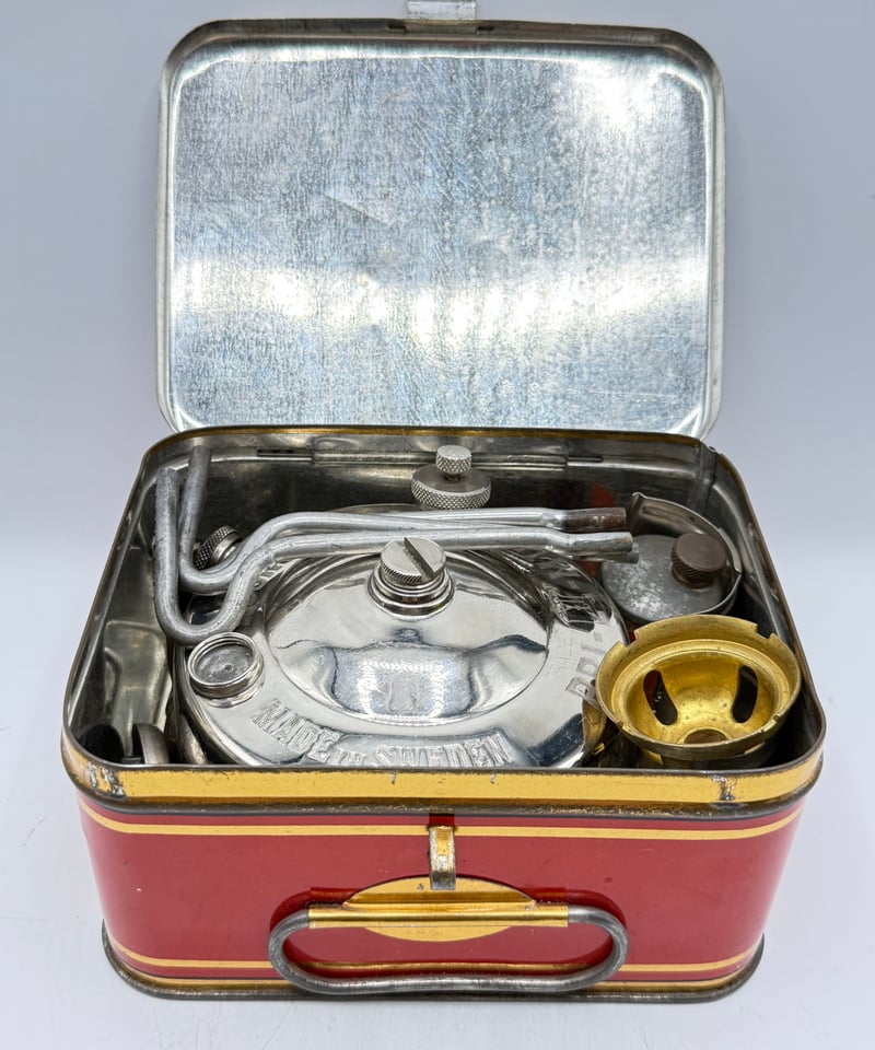 Primus プリムス 97 Sport ストーブ クッカー メッキ仕様 プリムス Primus No97 kerosene Berner Sweden - 北欧キャンプ