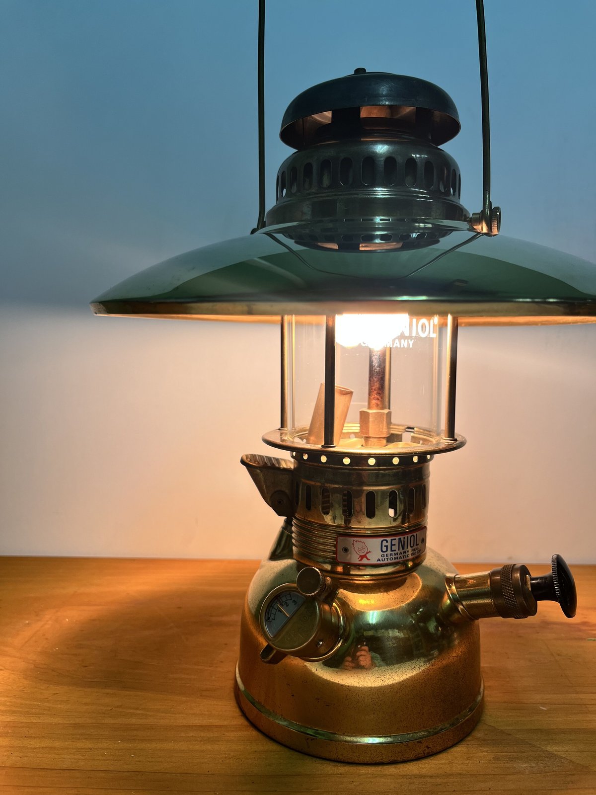 HEINZE GENIOL 150 ランタン 加圧式 灯油ランタン ワンマントル HEINZE