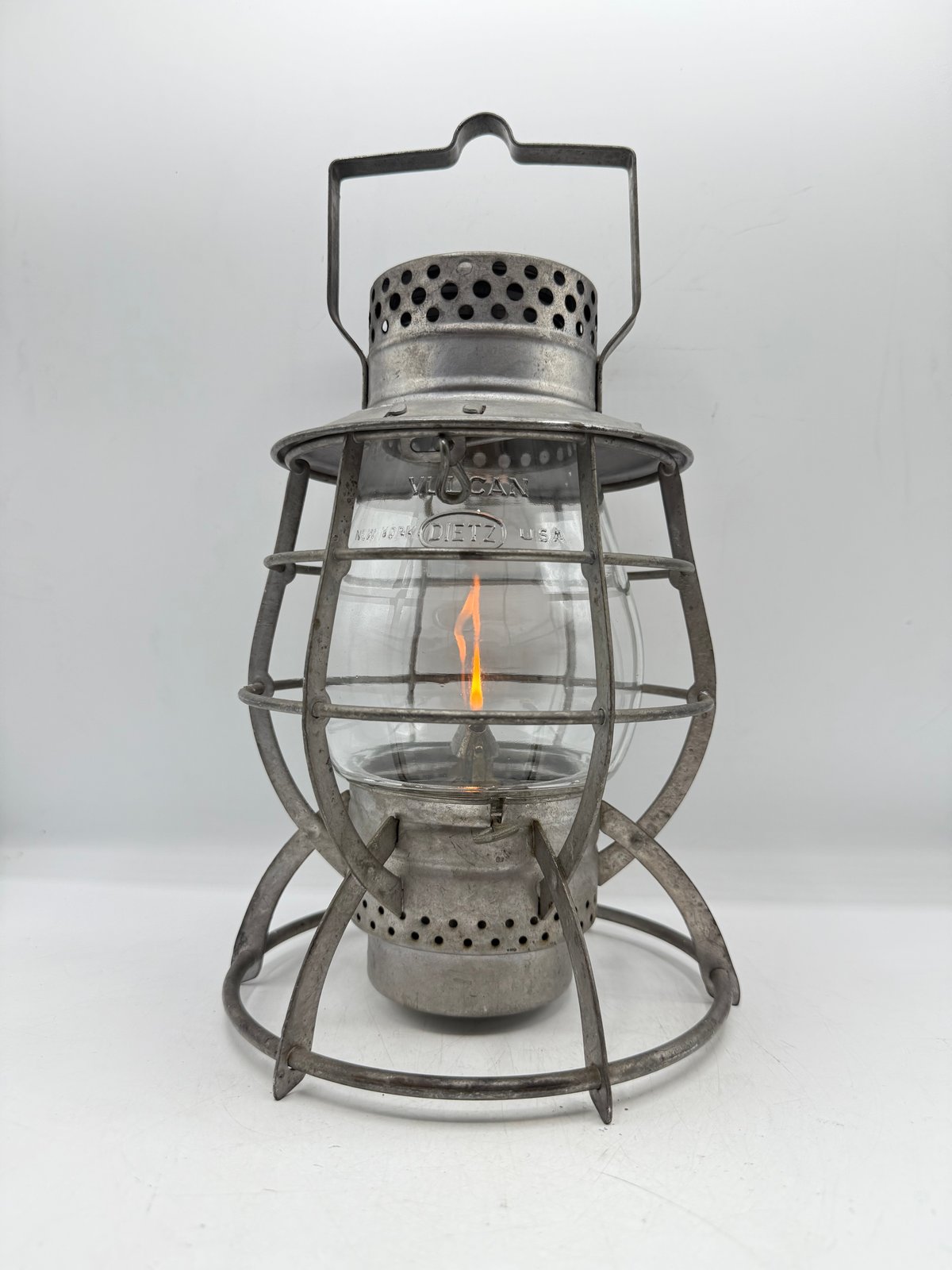 DIETZ STEEL CLAD 39 デイツ レイルロードランタン 001 レイルロードランタン DIETZ No.39 STEEL CLAD クリアグローブ