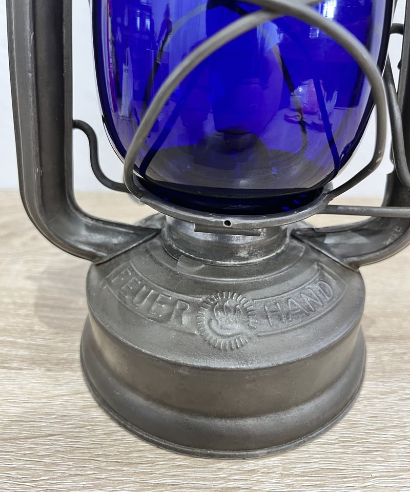【新品未使用】フェアハンドFEUERHANDランタン　テールブルー限定カラー 青 レアアイテム‼️FEUERHAND No.275 初期型 BLACK OUT オリジナル