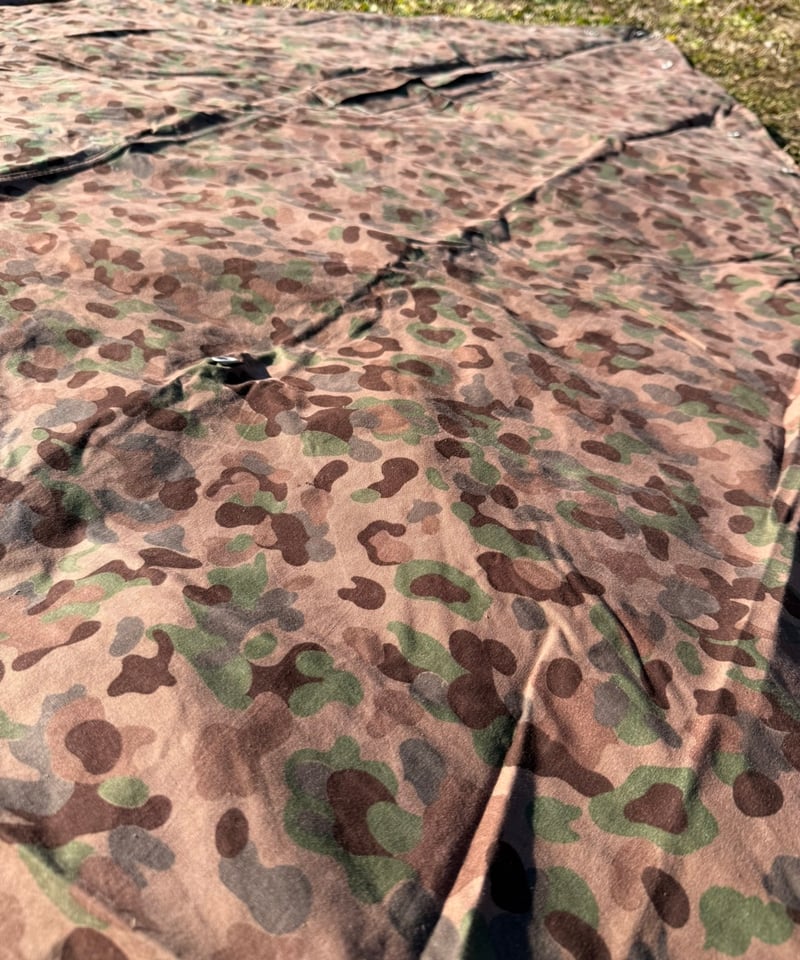 軍幕❗️オーストリア軍用テント 1枚バラ売り リバーシブル