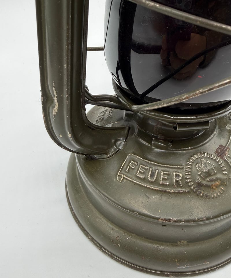 001 極美‼️FEUERHAND No.176e WW2 DARK RED GLAS‼️