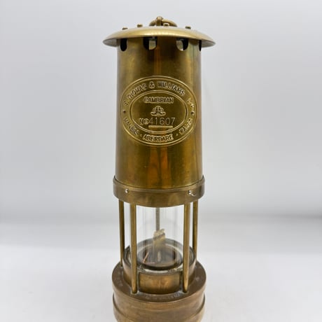 E.Thomas & Williams Cambrian ランタン レアプレートmini】 e.thomas & williams LTD ABERDARE 真鍮