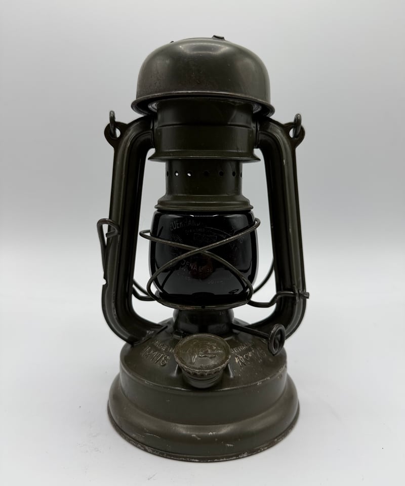 001 極美‼️FEUERHAND No.176e WW2 DARK RED GLAS‼️