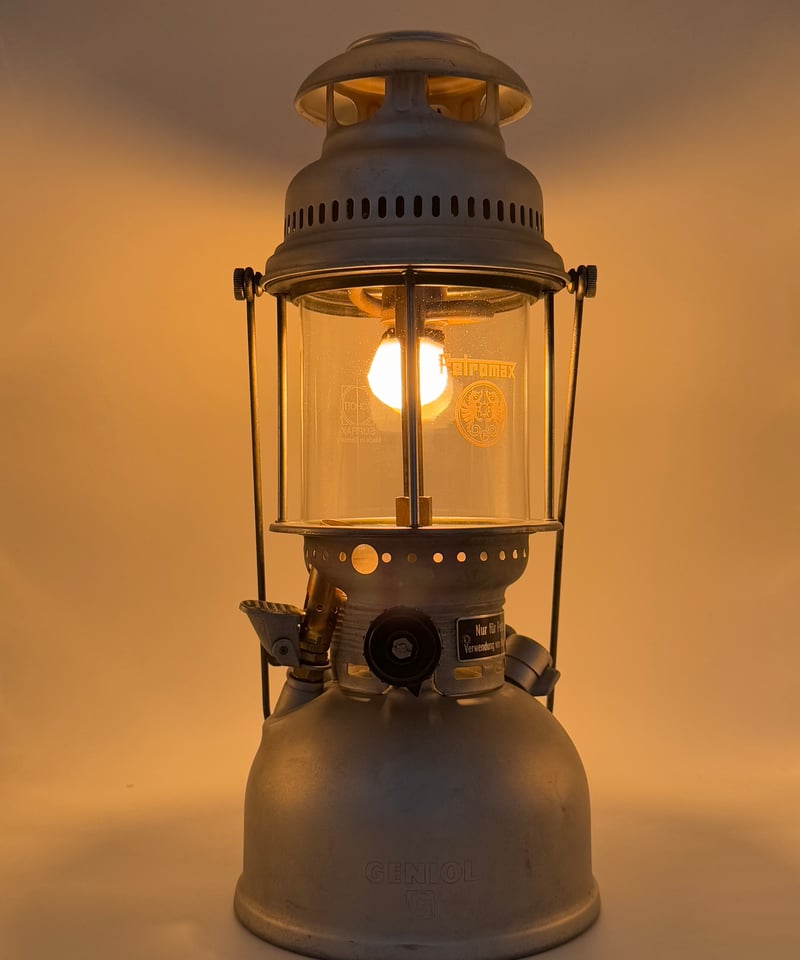 GENIOL HK500 軍用ランタン アーミー艶消しシルバー | ヴィンテージ