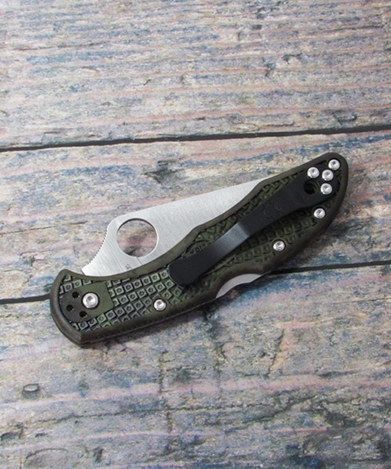 スパイダルコ C11ZFPGR デリカ4 ZOME 直刃 グリーンハンドル