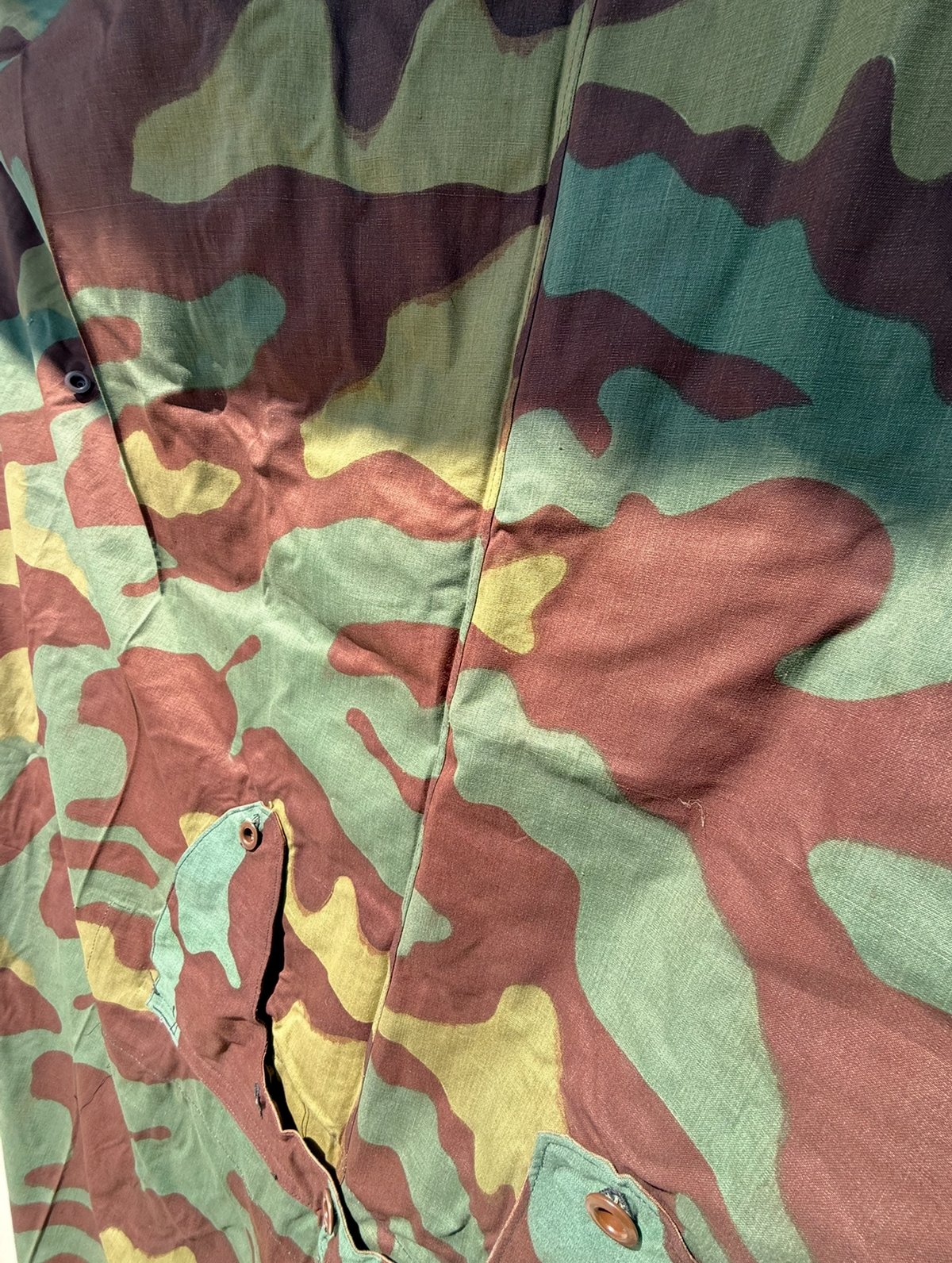 戦後イタリア軍 ポンチョ 半テント / M29迷彩