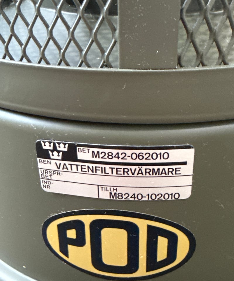 NEW OLD STOCK‼️』レアアイテム！スウェーデン軍用石油ストーブ POD