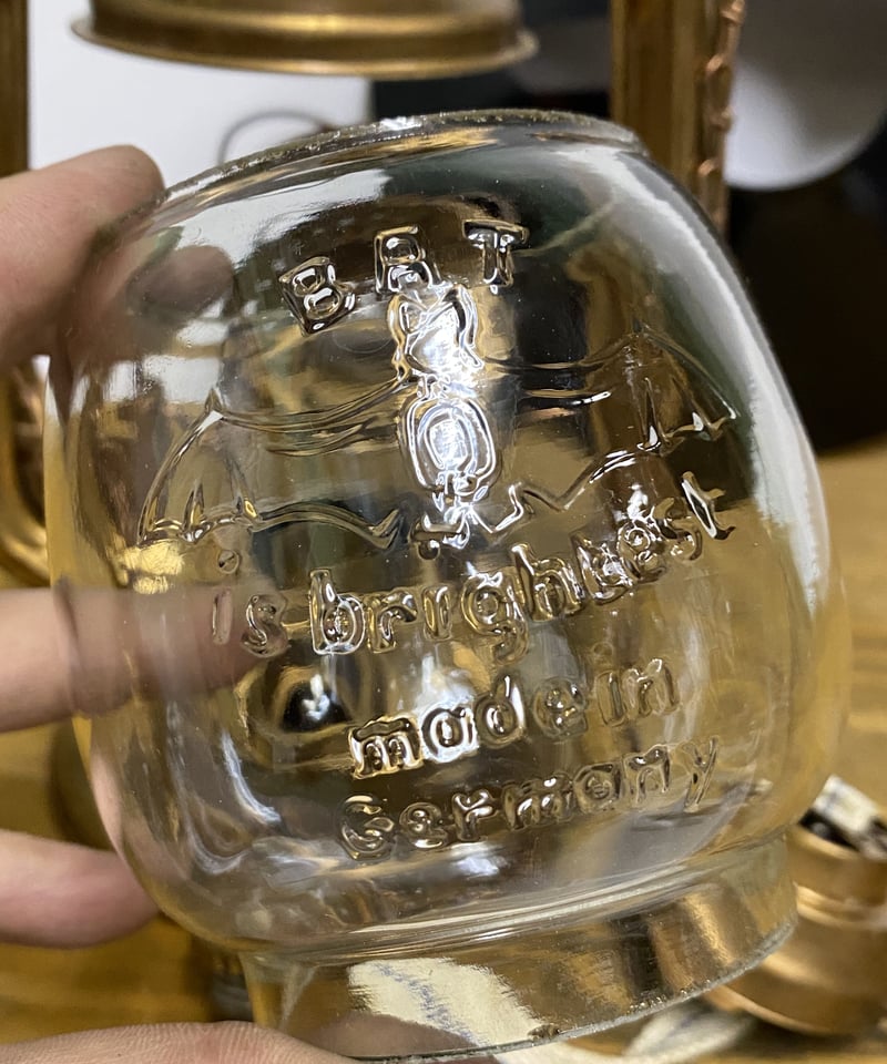 【NOS】未使用品　BAT 158 BATELA ヴィンテージランタン New Old Stock‼️』BAT No.158 BATELA ブロンズ レアホヤ付き