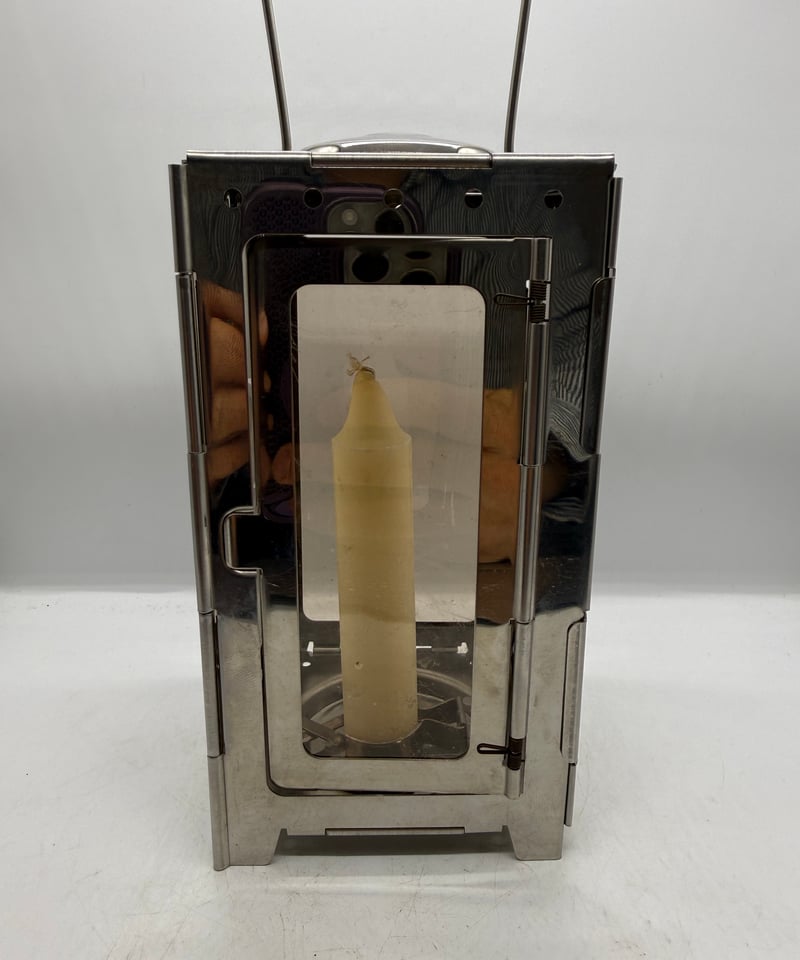 008 スイス軍フォールディングキャンドルランタン アルペンカモ