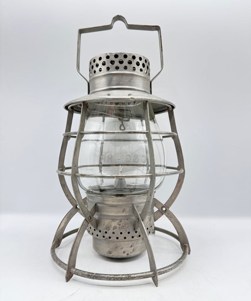 002 レイルロードランタン DIETZ No.39 STEEL CLAD クリアグローブ