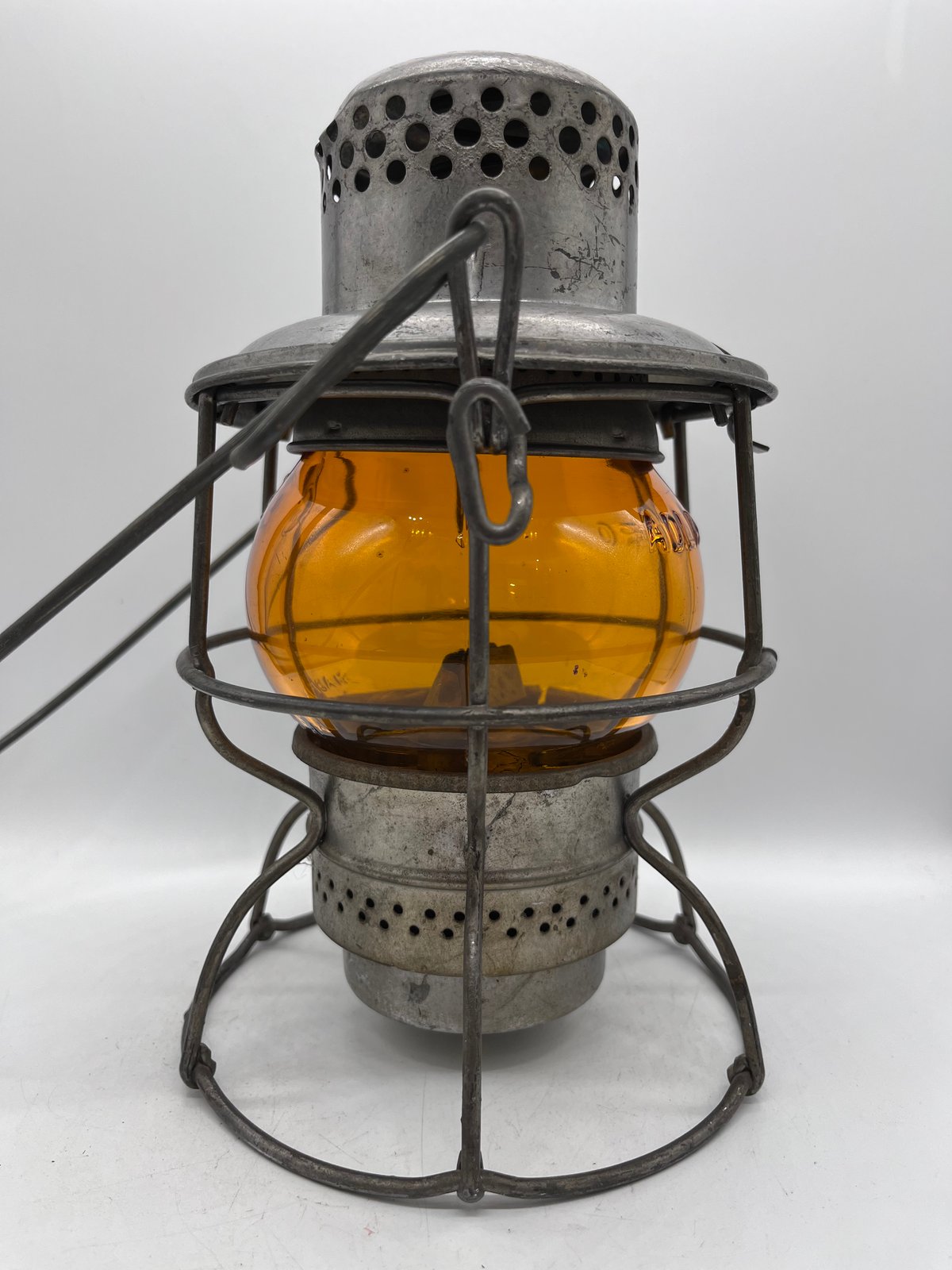 木製ハンドル アドレイク ケロ レイルロード ランタン キャンプ