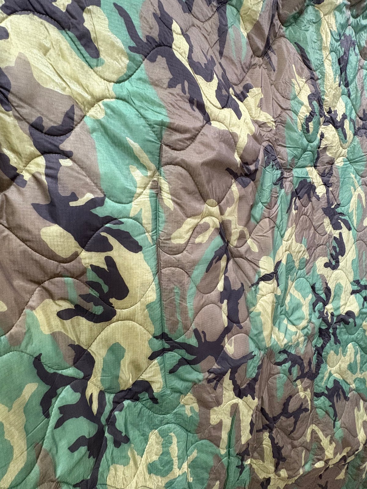 米軍実物❗️NEW OLD STOCK‼️ ポンチョライナー ウッドランド迷彩