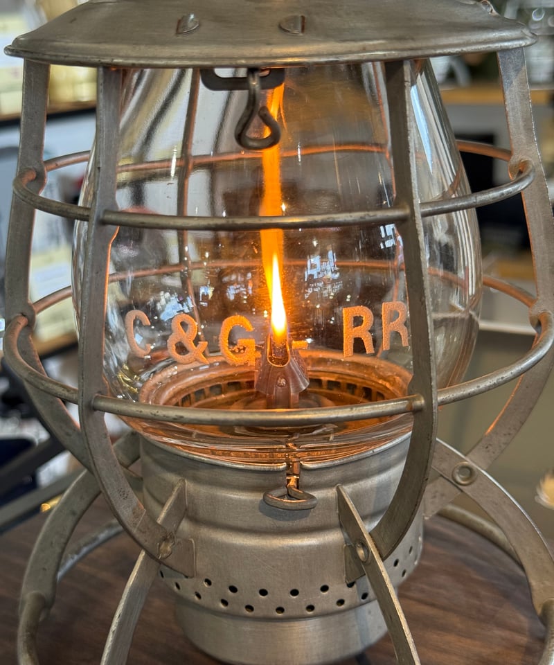 002 レイルロードランタン DIETZ No.39 STEEL CLAD クリア