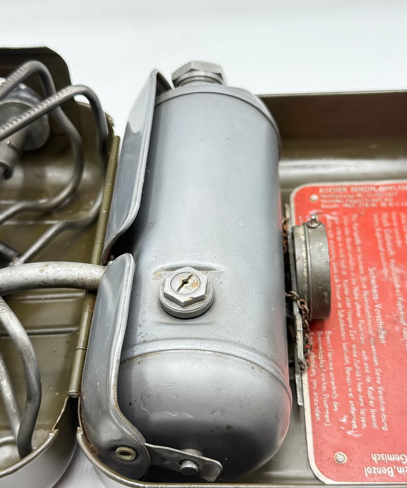 005『ドイツ軍用‼️ミリタリーストーブ❗️』ENDERS Benzin-Gaskocher