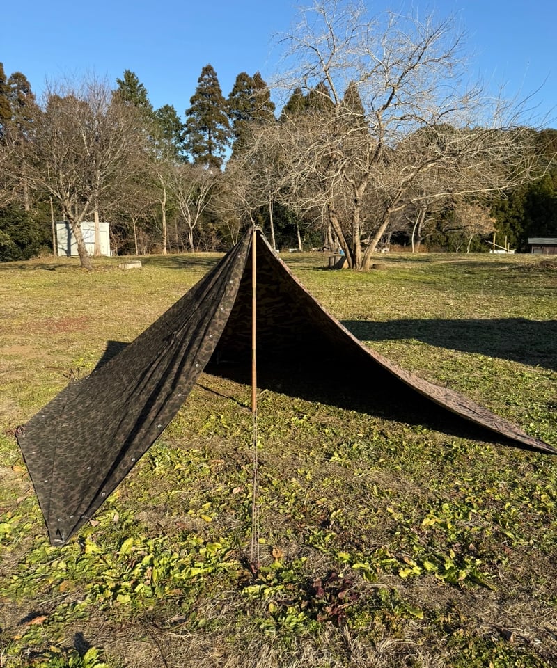 オーストリア軍幕 1枚 ② 軍幕❗️オーストリア軍用テント 1枚バラ売り リバーシブル