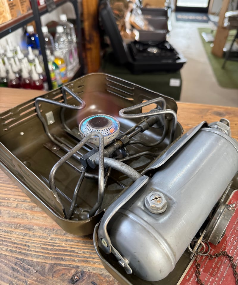 005『ドイツ軍用‼️ミリタリーストーブ❗️』ENDERS Benzin-Gaskocher