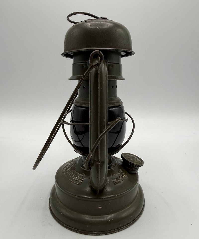 001 極美‼️FEUERHAND No.176e WW2 DARK RED GLAS‼️