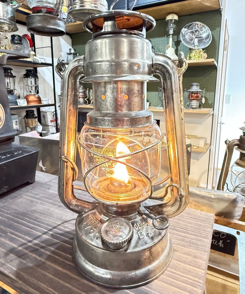 Feuerhand 275 Lantern Farms / 錫メッキ 西ドイツ製 FEUERHAND 275 錫メッキ ハリケーン ランタン 11013 | 週末 す と あ