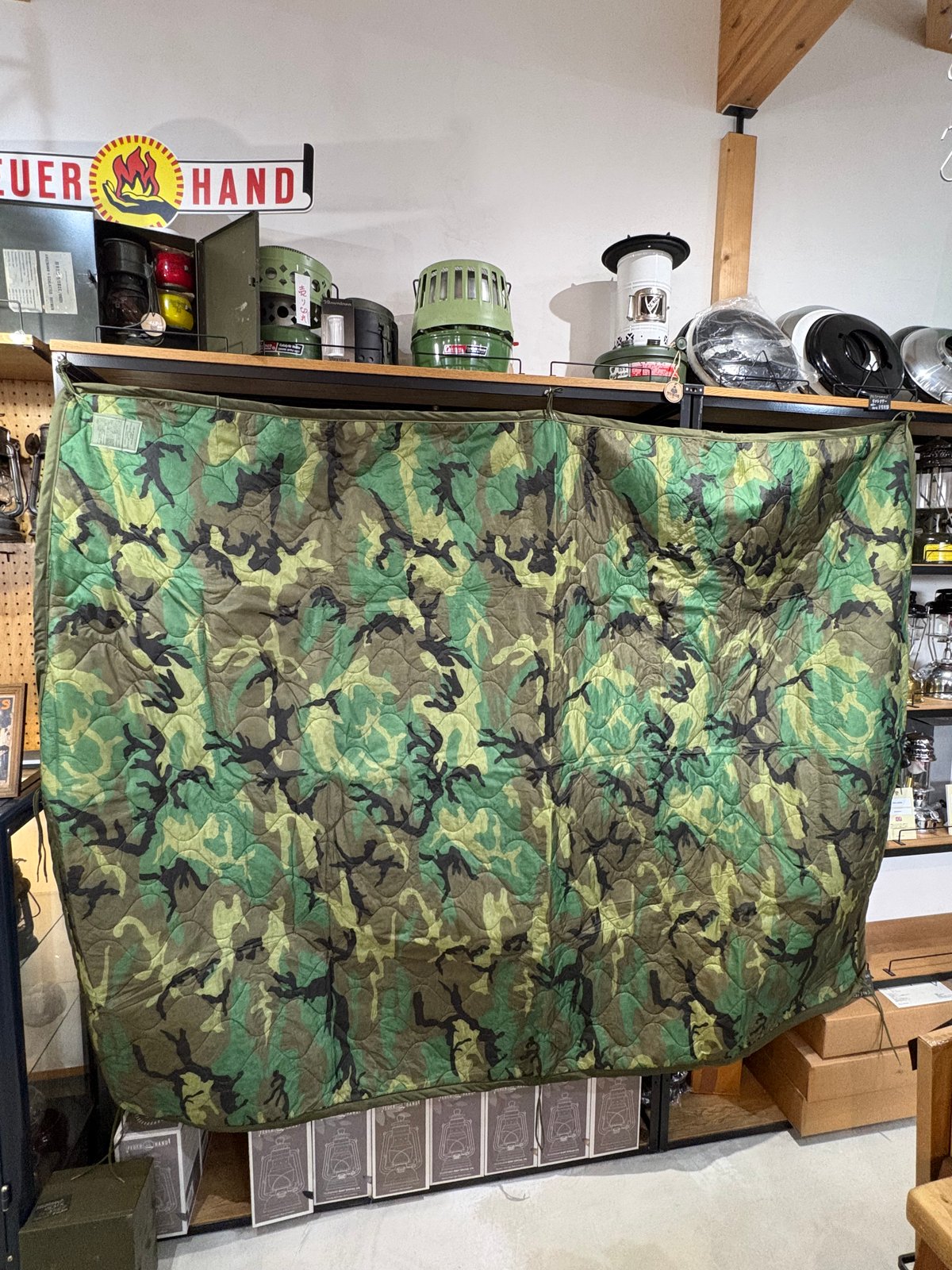 米軍実物❗️NEW OLD STOCK‼️ ポンチョライナー ウッドランド迷彩