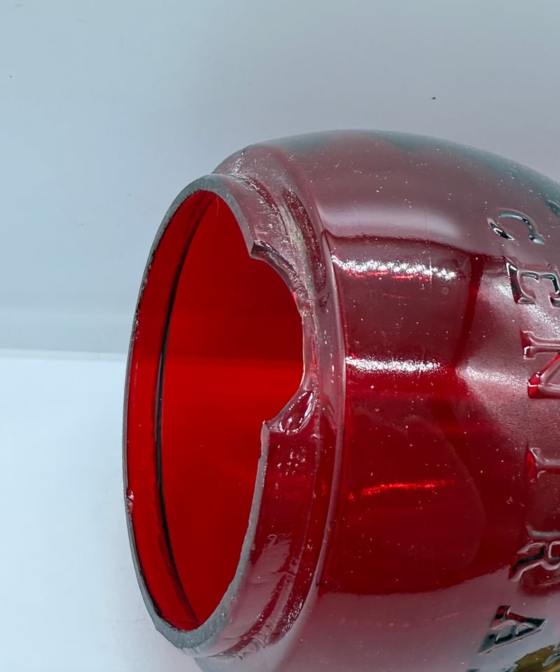 レアアイテム‼️DIETZ NO.6 ベルボトム RED GLASS | ヴィンテージ