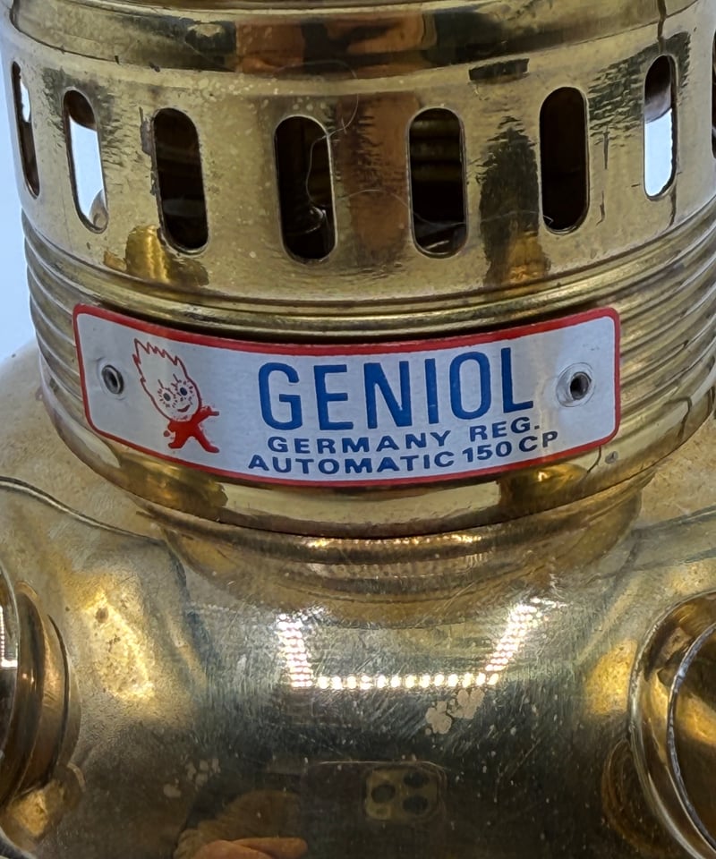 GENIOL 150cp ブラス | ヴィンテージランタン販売のお店「TOMOS」