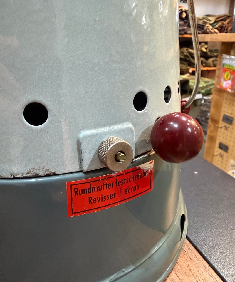 スイス軍石油ストーブ TURM ターム L51 ミリタリー TURM L51 Heater Germany/ 石油ストーブ ターム ドイツ製 スイス軍