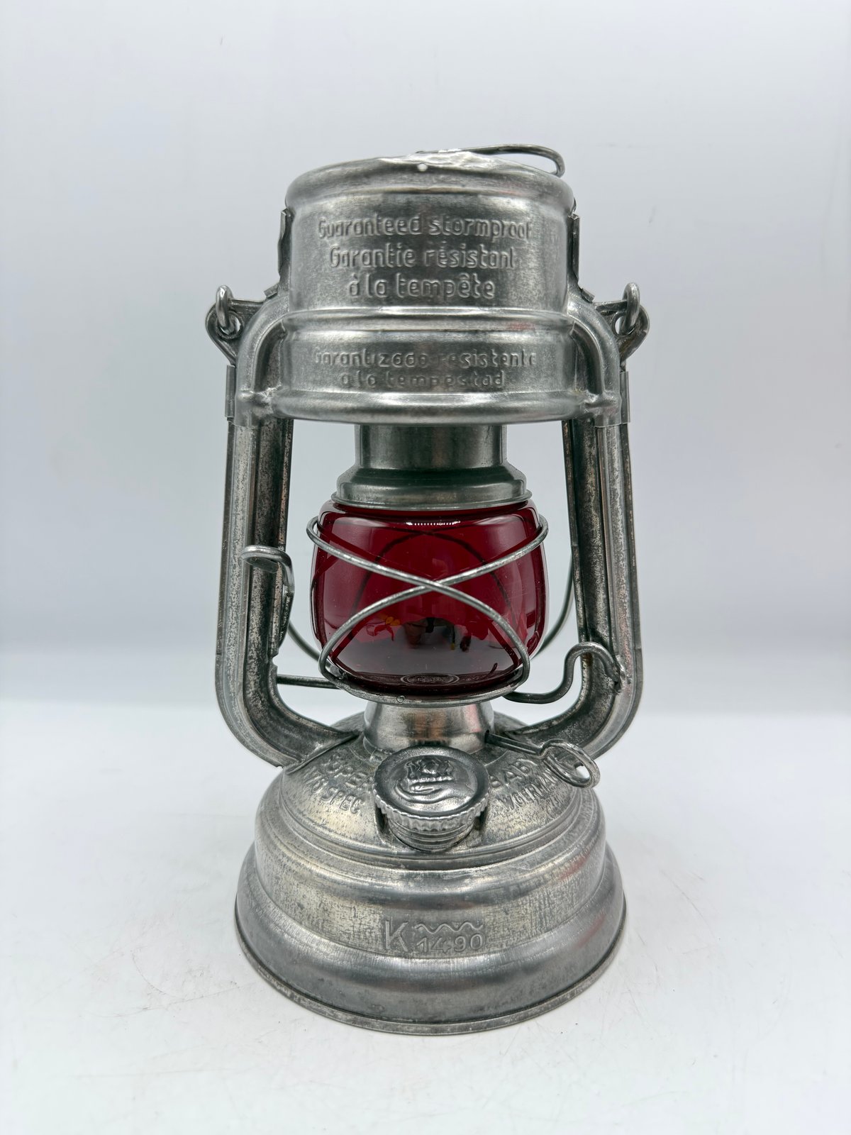 ランタン FEUERHAND 175 カールスルーエ波線 K1491/1 010 FEUERHAND No.176SPEC DBPa&カールスルーエ波線マークあり レ