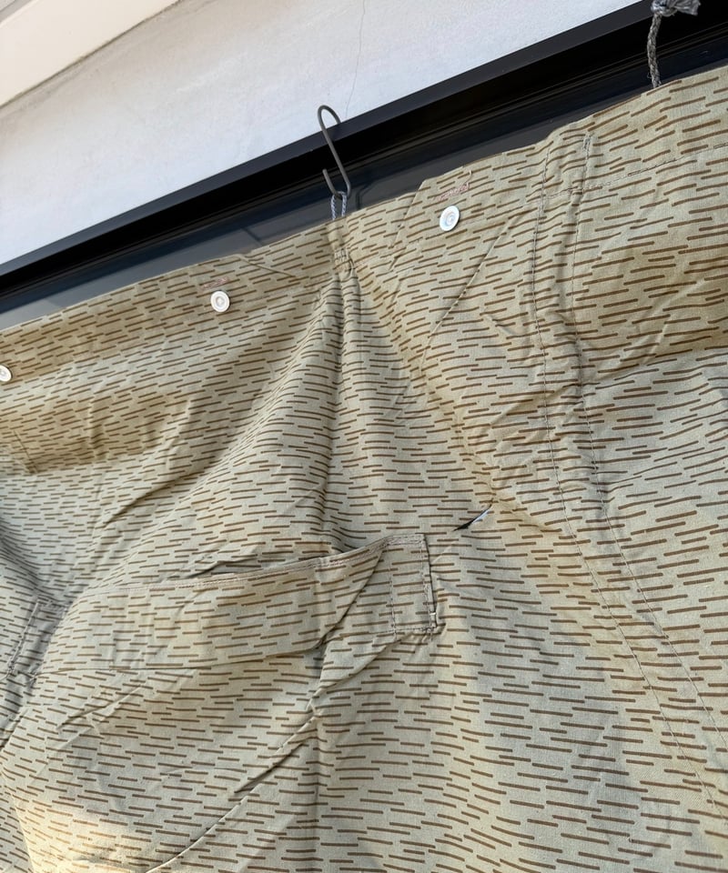 軍幕』貴重❗️東ドイツ軍幕 レインドロップカモ 1枚バラ売り