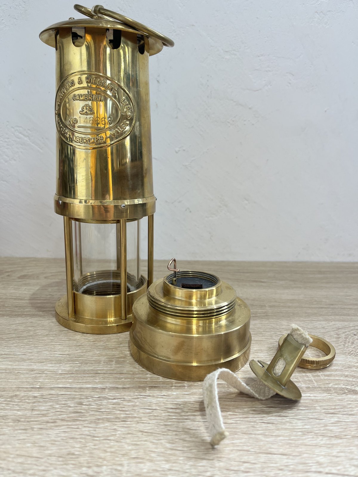 ホックリー/カンブリアンランタン真鍮ランタンイギリス製