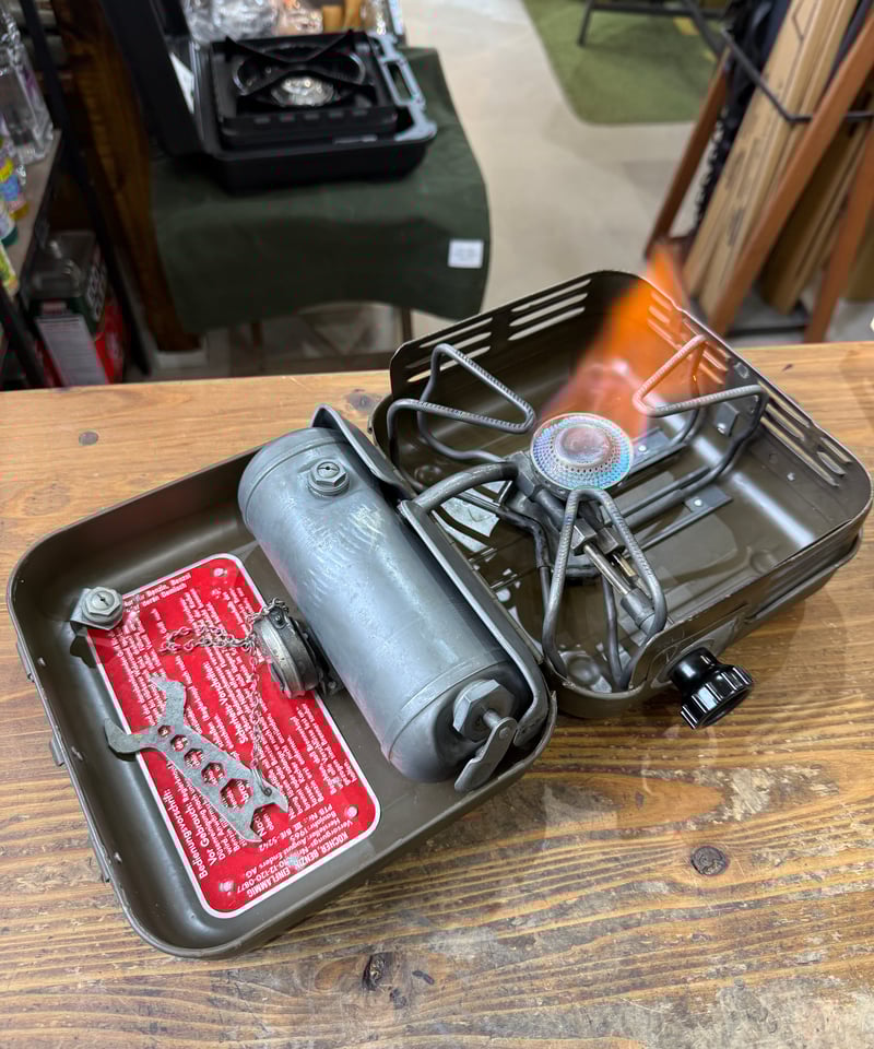 007『ドイツ軍用‼️ミリタリーストーブ❗️』ENDERS Benzin-Gaskocher